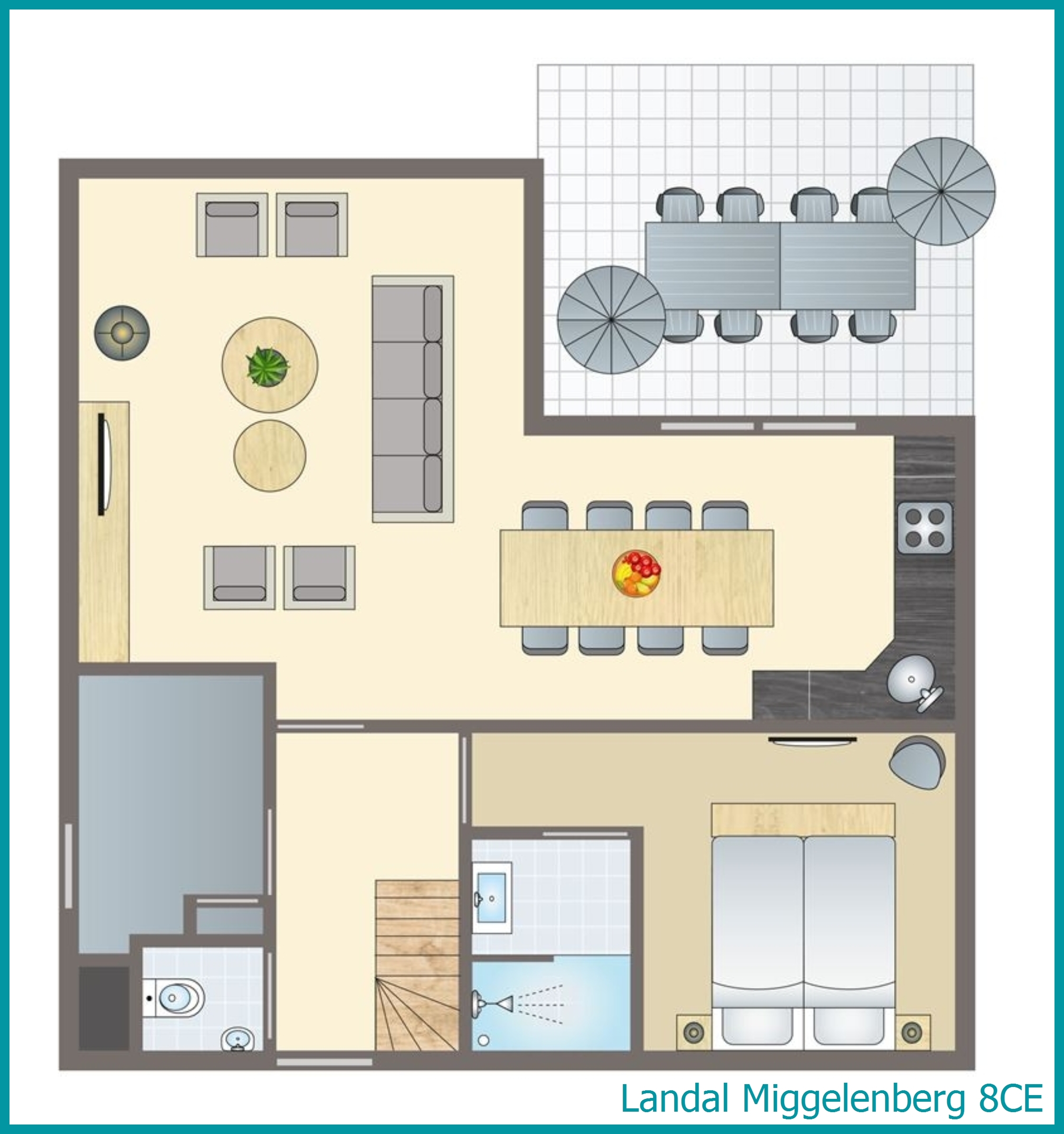 8-Personen-Ferienhaus 8CE in Miggelenberg