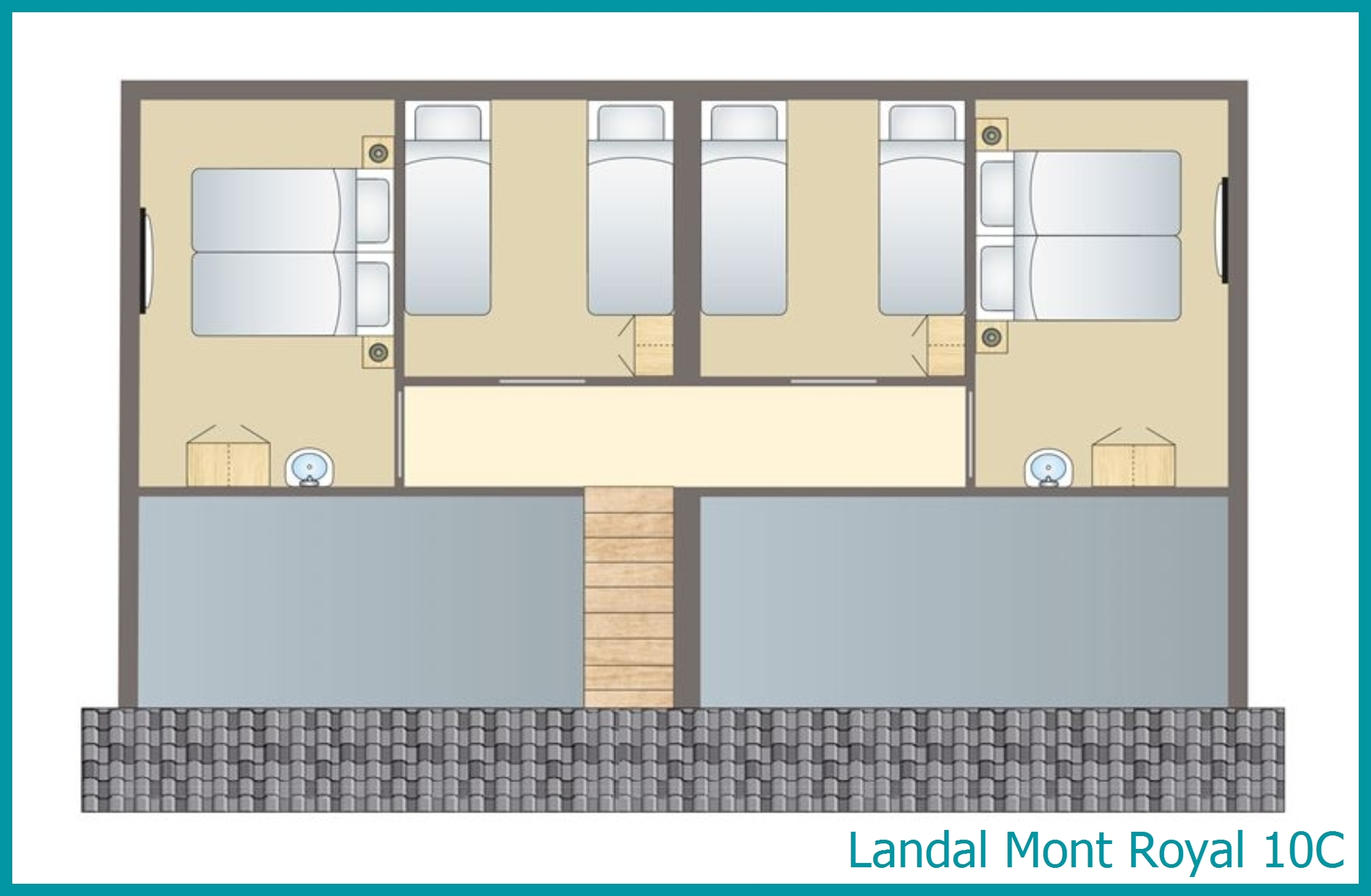 10-Personen-Ferienhaus 10C in Mont Royal