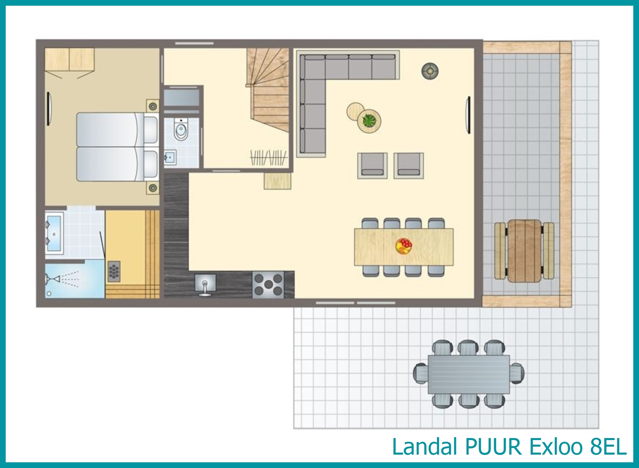 8-Personen-Ferienhaus 8EL in PUUR Exloo