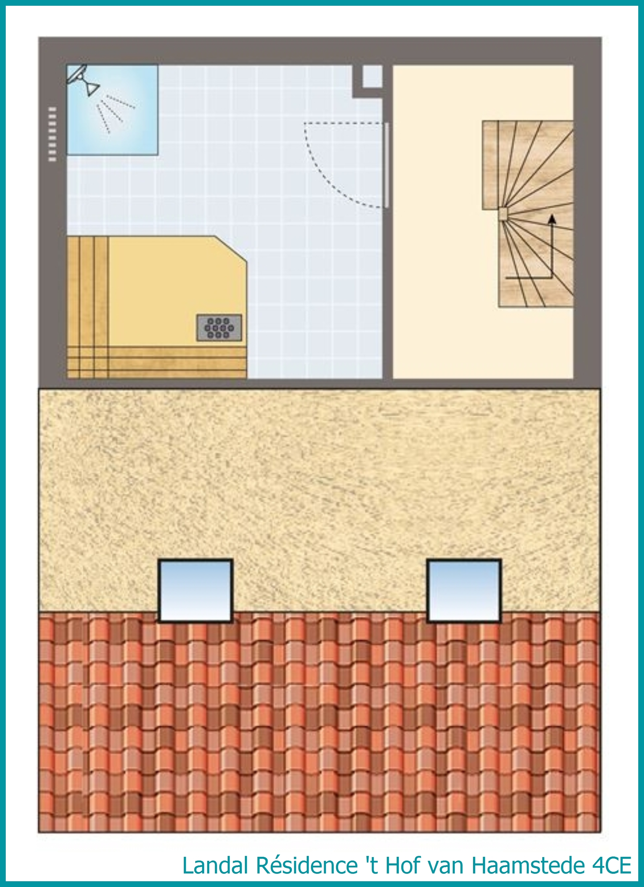 4-Personen-Landhaus-Wohnung 4CE in Résidence 't Hof van Haamstede