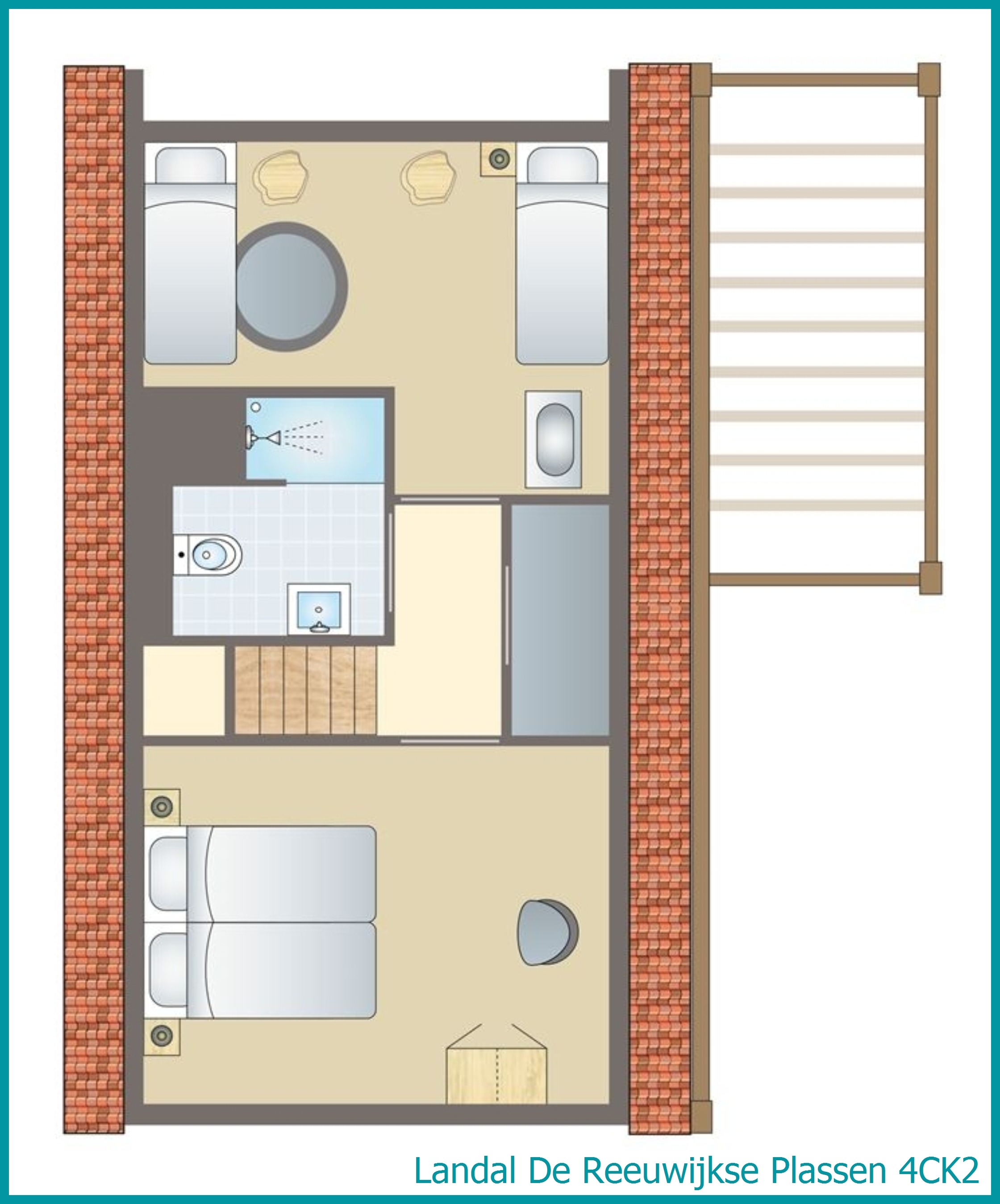 4-Personen-Kinder-Ferienhaus 4CK2 in De Reeuwijkse Plassen