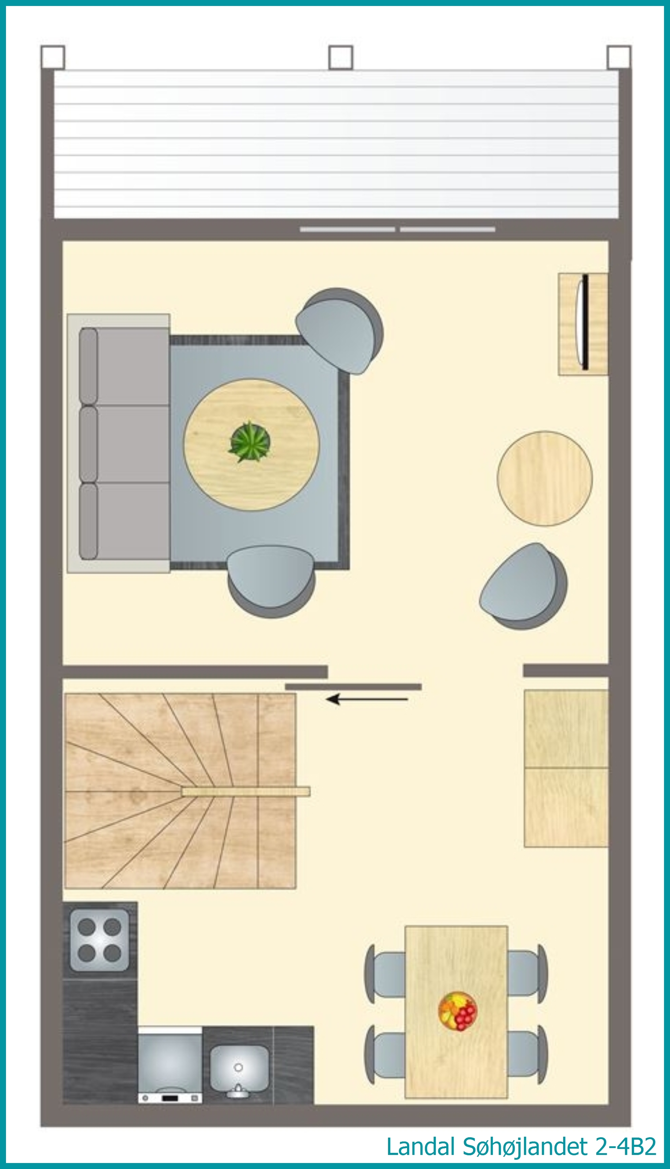 2-4-Personen-Ferienhaus 2-4B2 in Søhøjlandet
