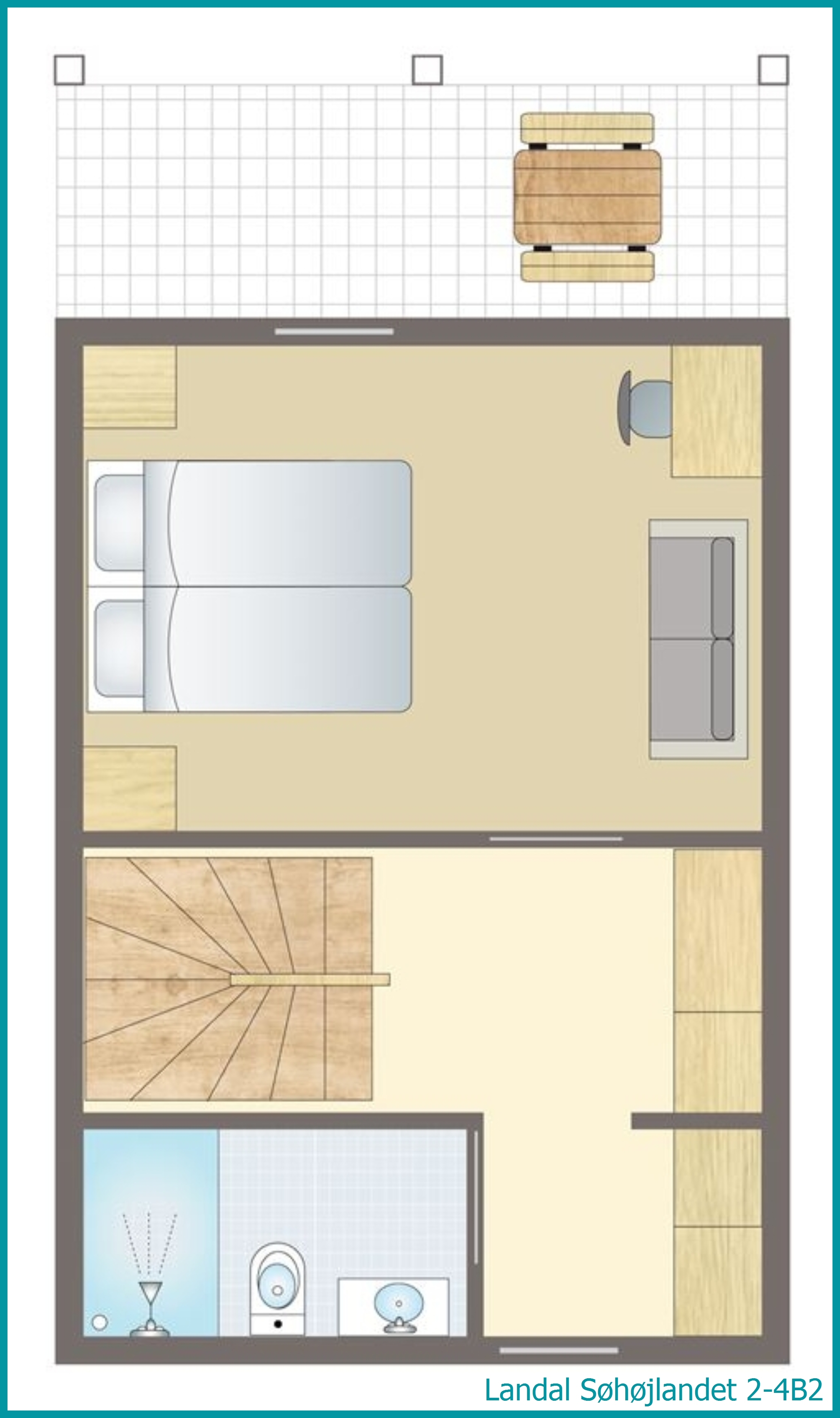 2-4-Personen-Ferienhaus 2-4B2 in Søhøjlandet