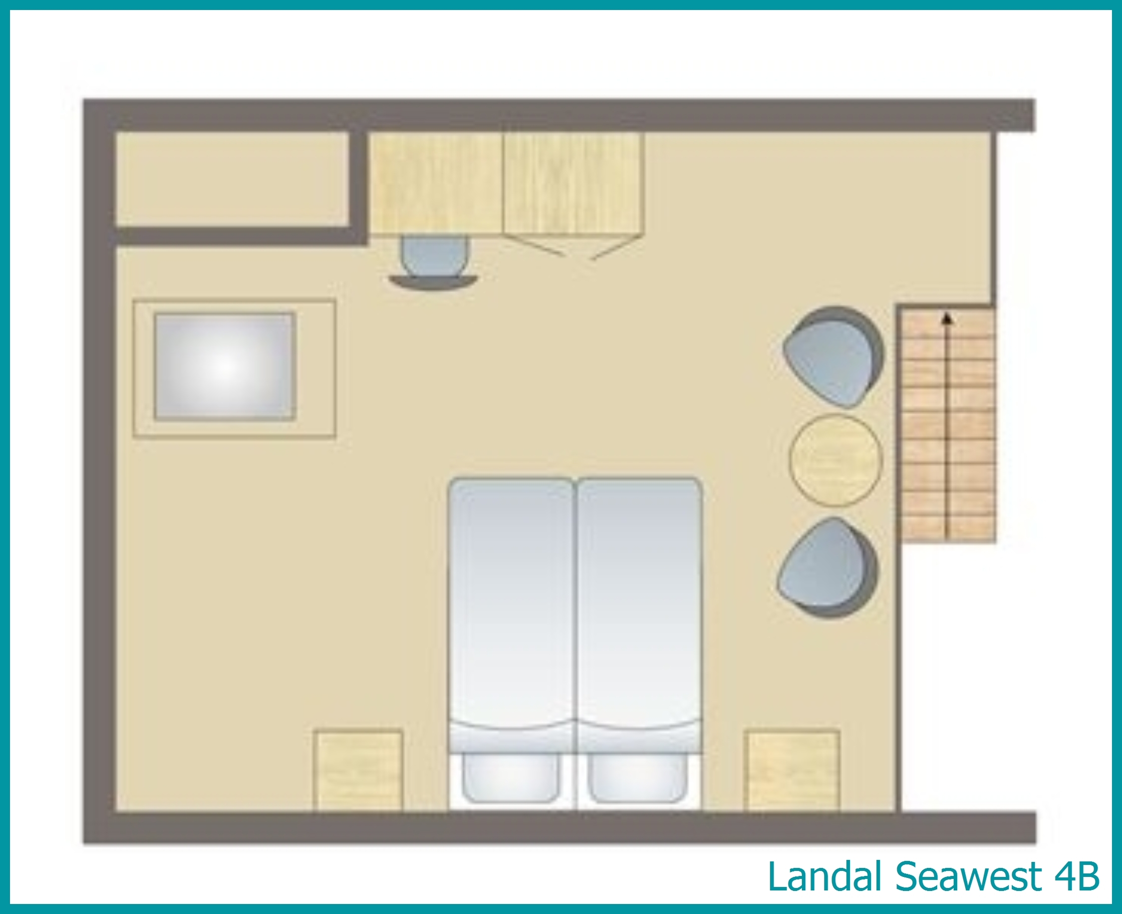 4-Personen-Ferienhaus 4B in Seawest