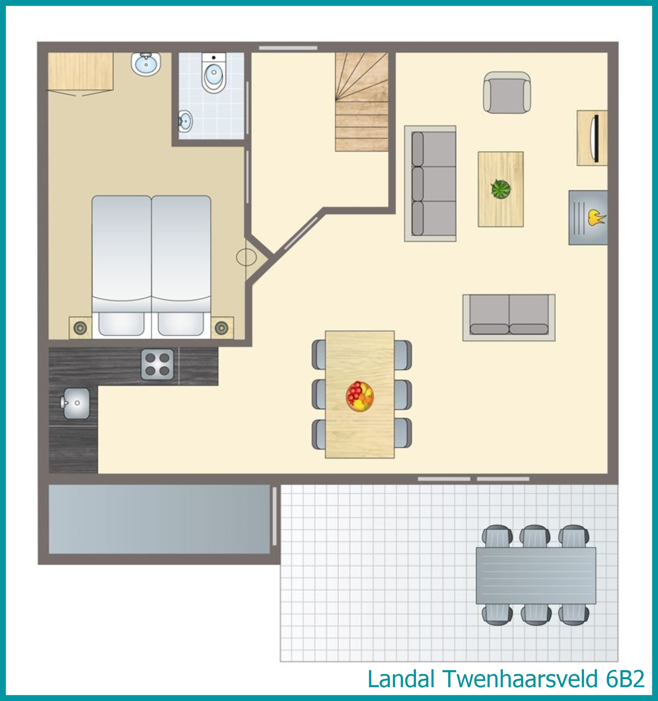 6-Personen-Ferienhaus 6B2 in Twenhaarsveld