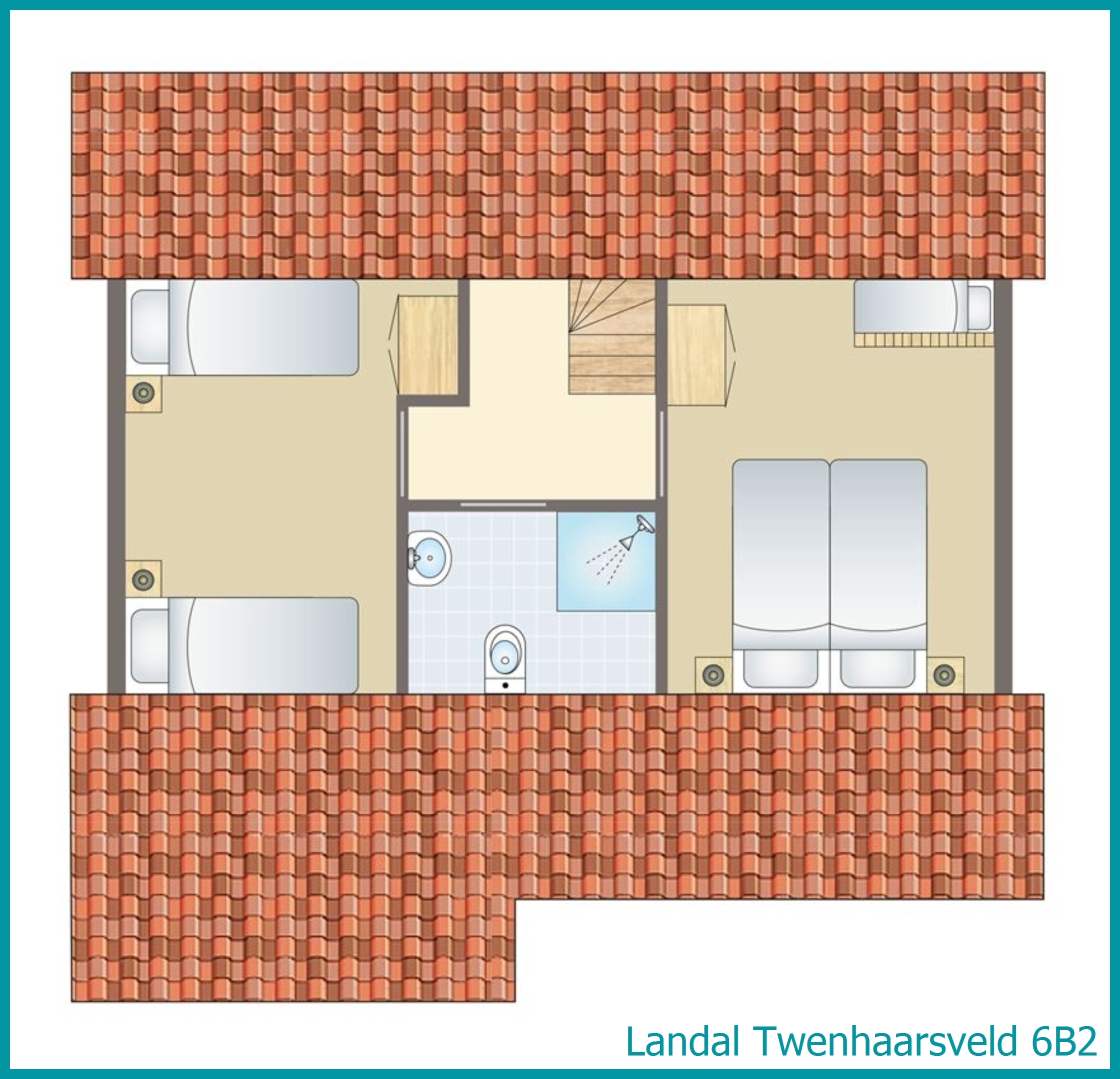 6-Personen-Ferienhaus 6B2 in Twenhaarsveld