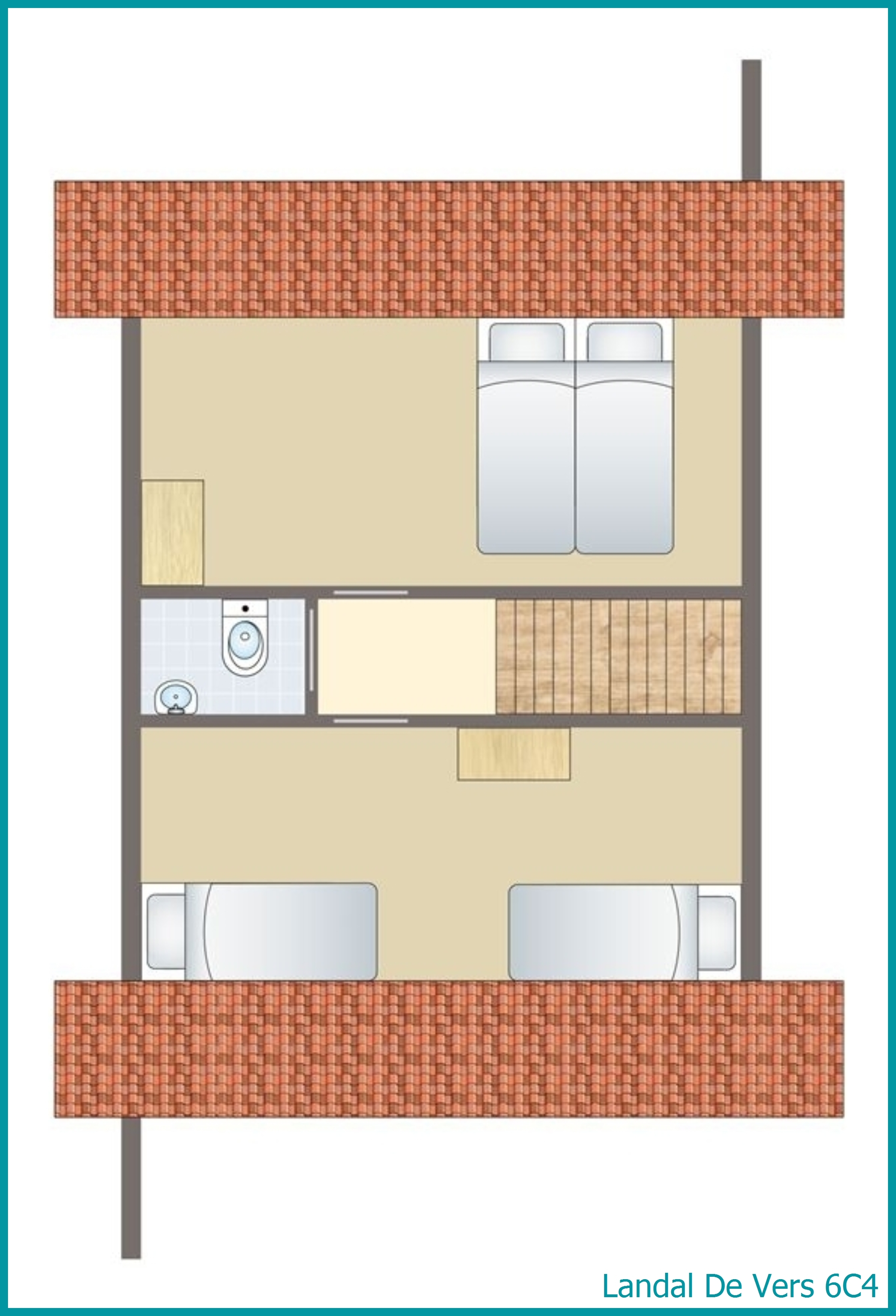 6-Personen-Ferienhaus 6C4 in De Vers