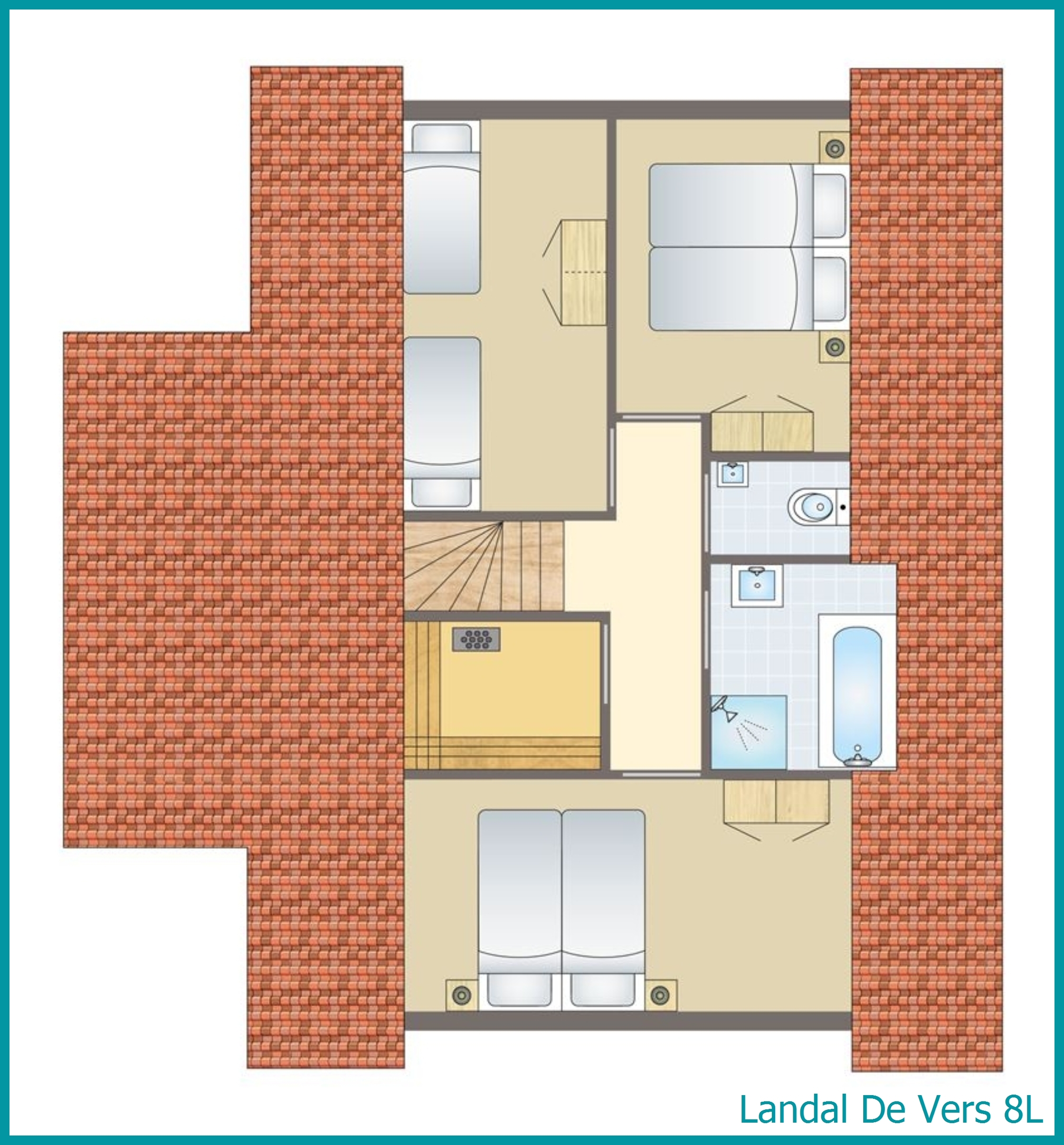 8-Personen-Ferienhaus 8L in De Vers