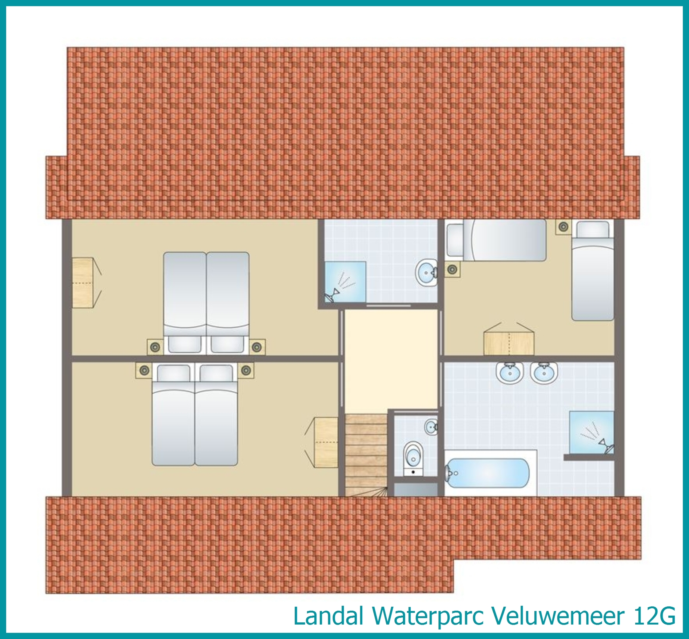 12-Personen-Villa 12G in Waterparc Veluwemeer