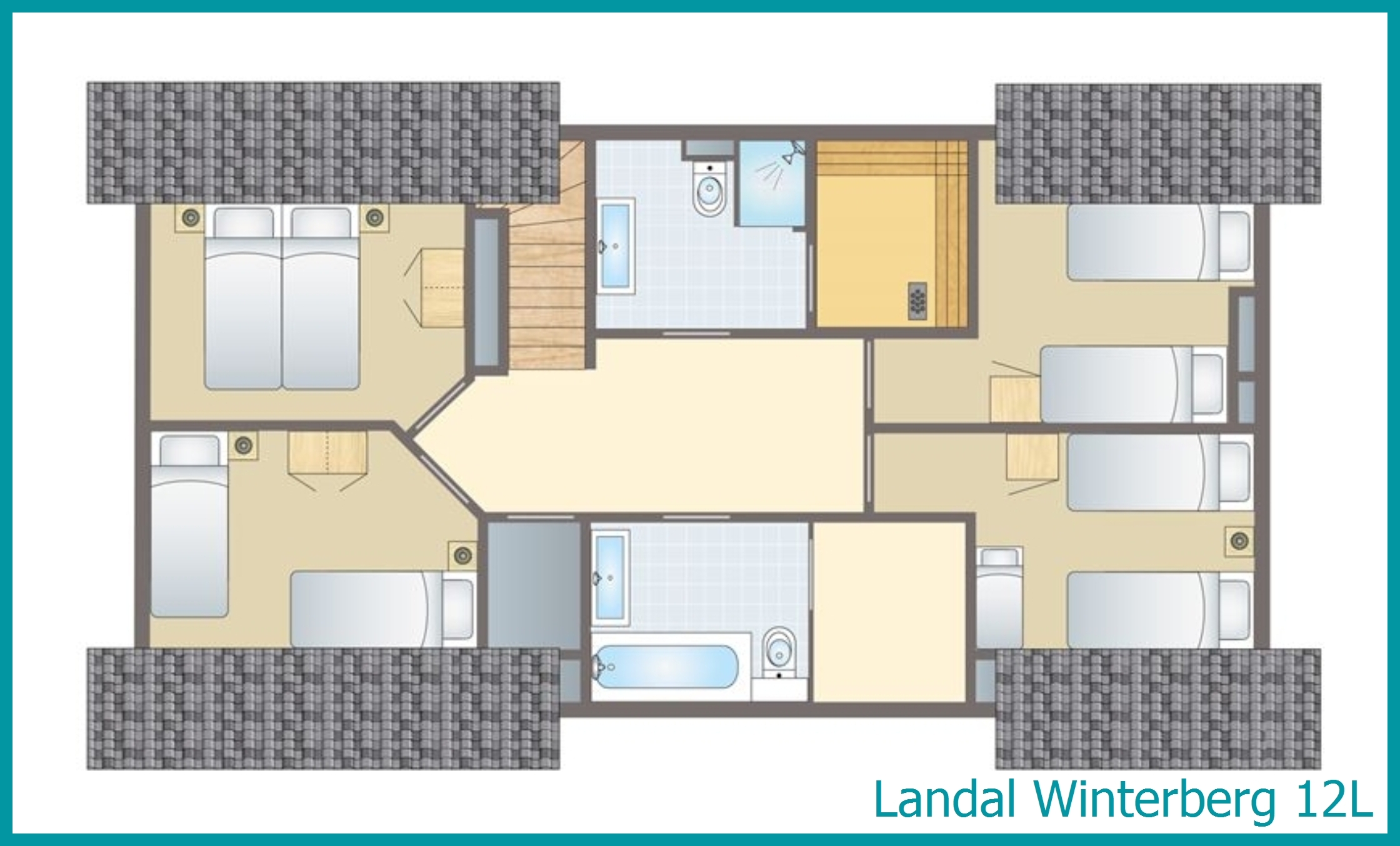 12-Personen-Ferienhaus 12L in Winterberg