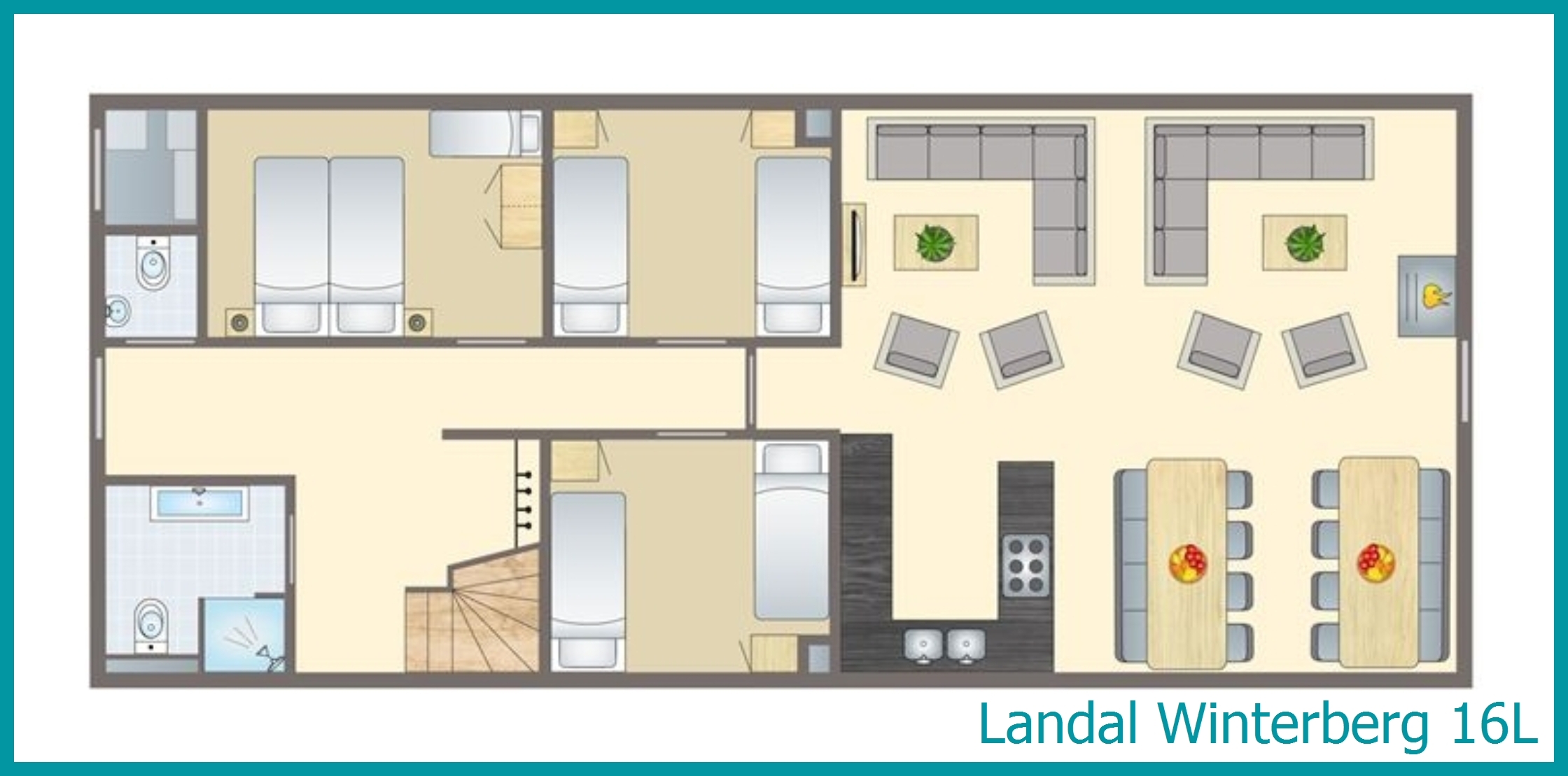 16-Personen-Ferienhaus 16L in Winterberg