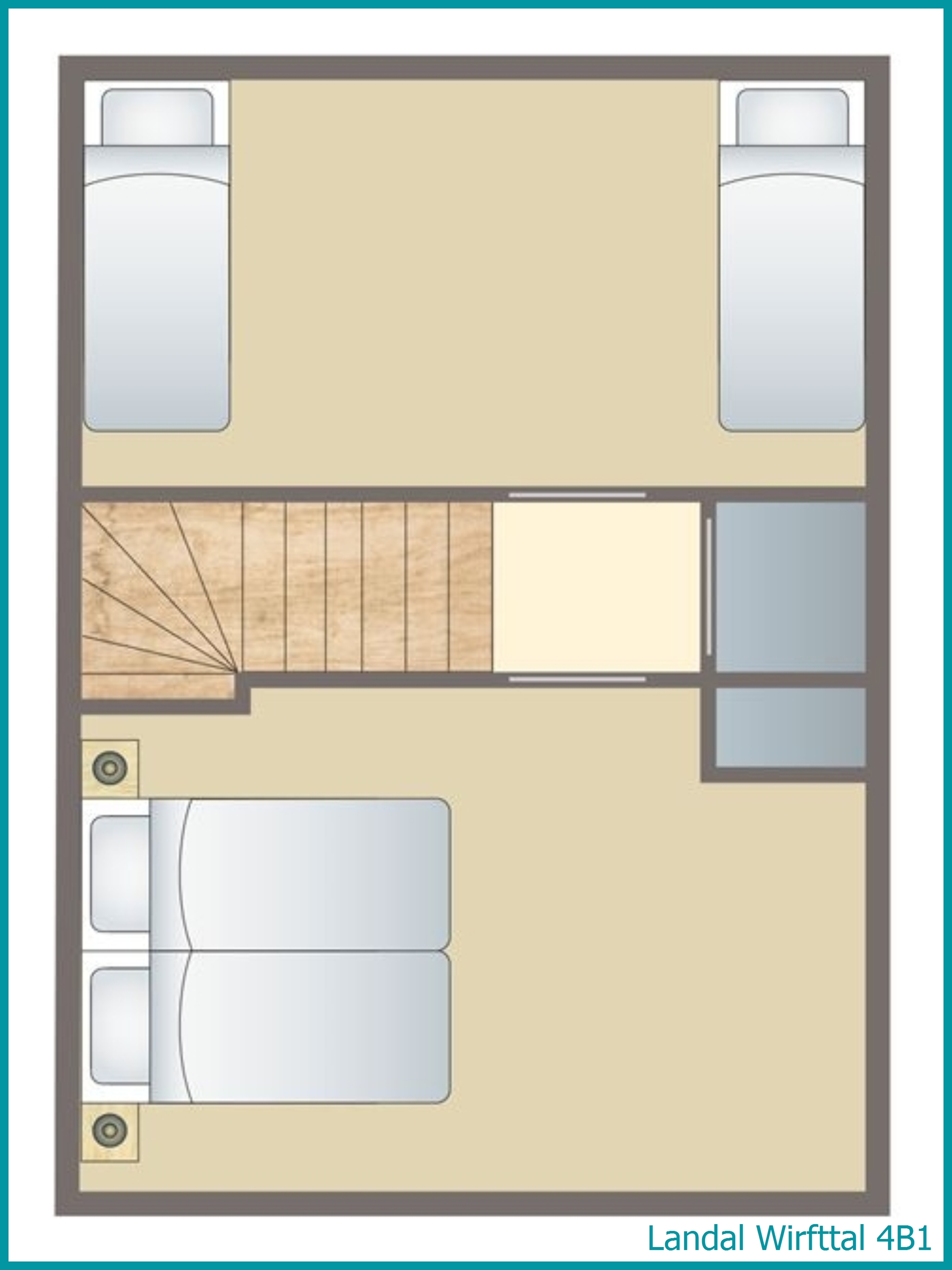 4-Personen-Ferienhaus 4B1 in Wirfttal