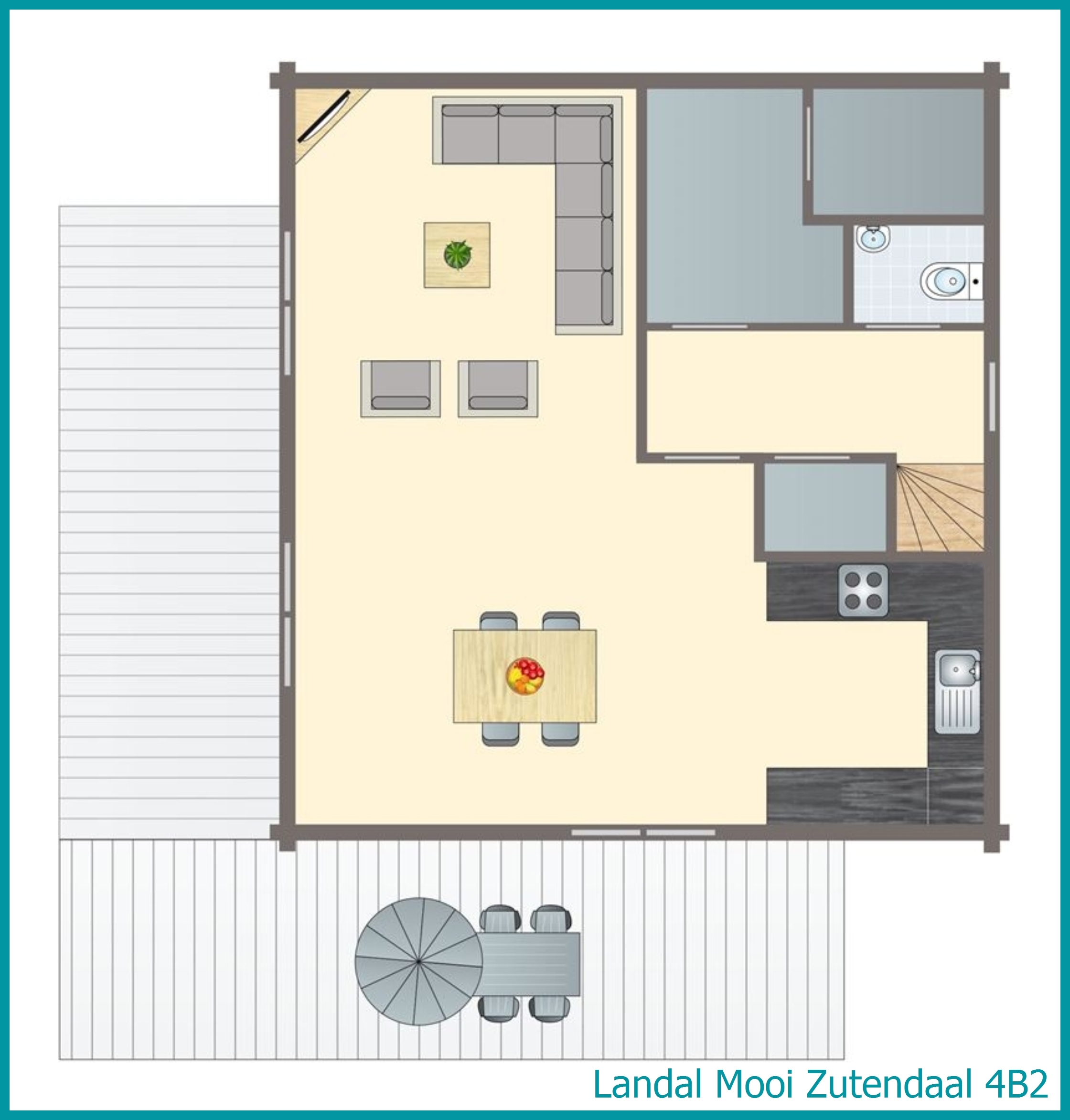 4-Personen-Ferienhaus 4B2 in Mooi Zutendaal