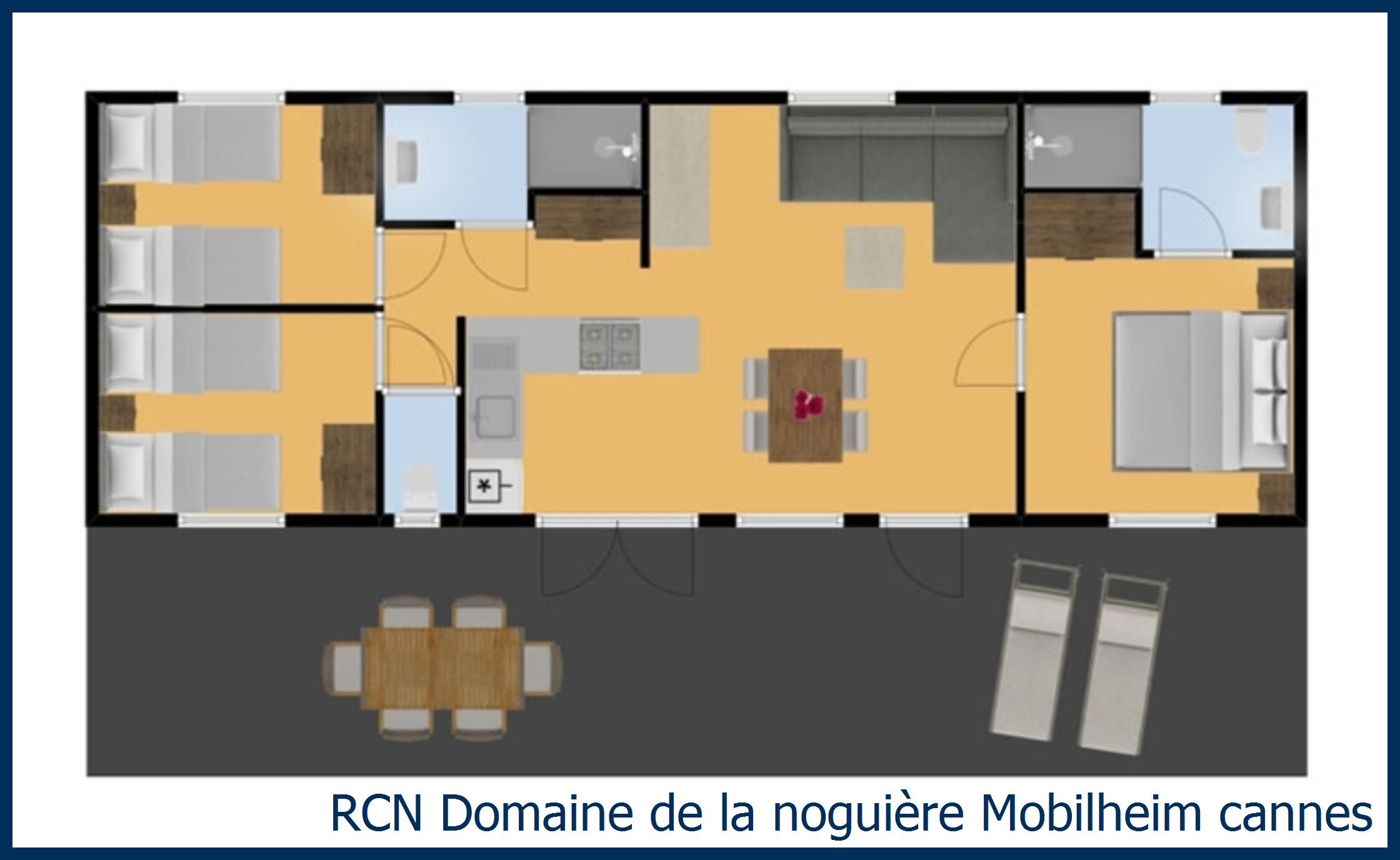 Mobilheim Acacia Mobilheim cannes in Domaine de la Noguière
