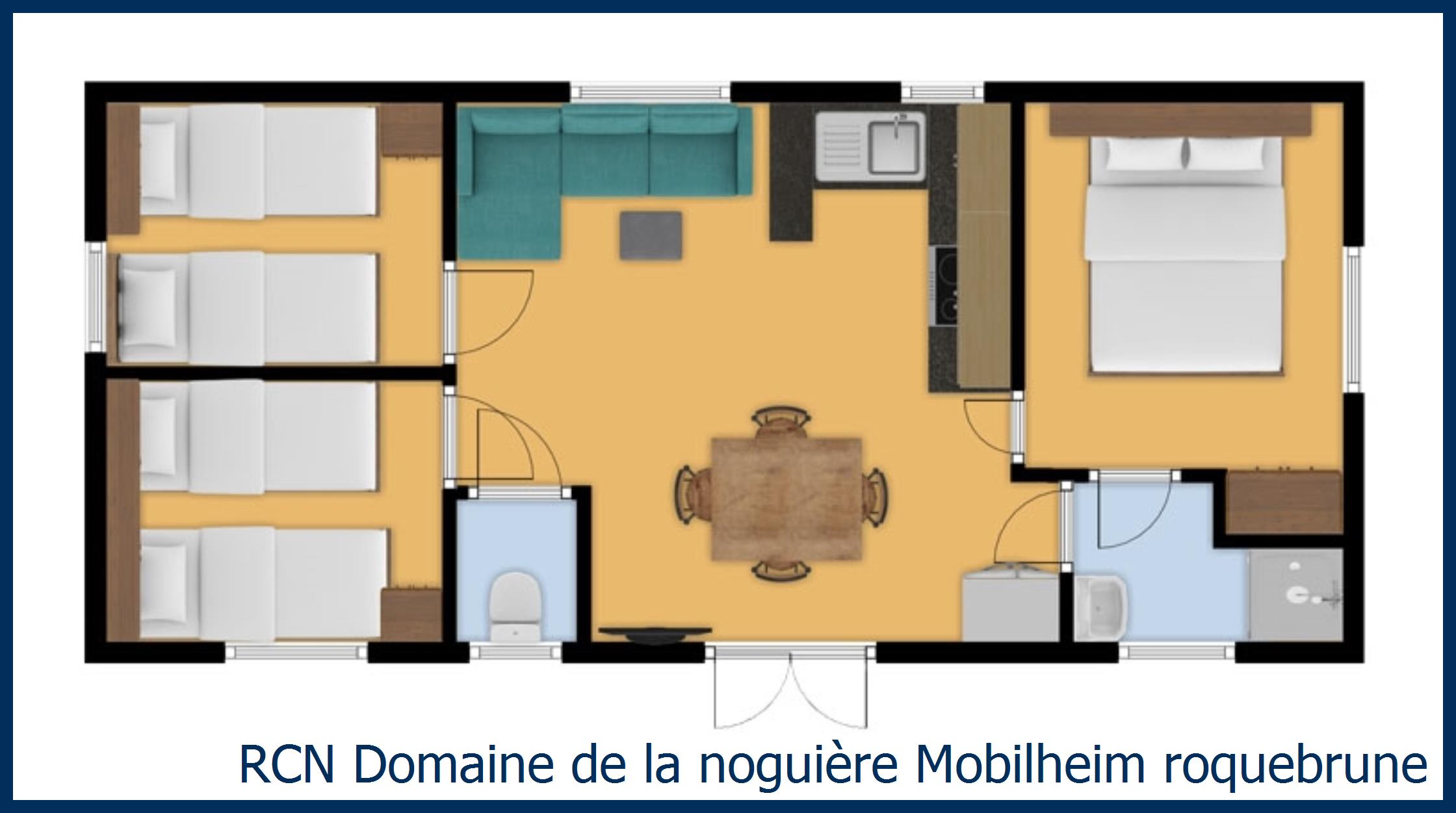 Mobilheim Acacia Mobilheim roquebrune in Domaine de la Noguière