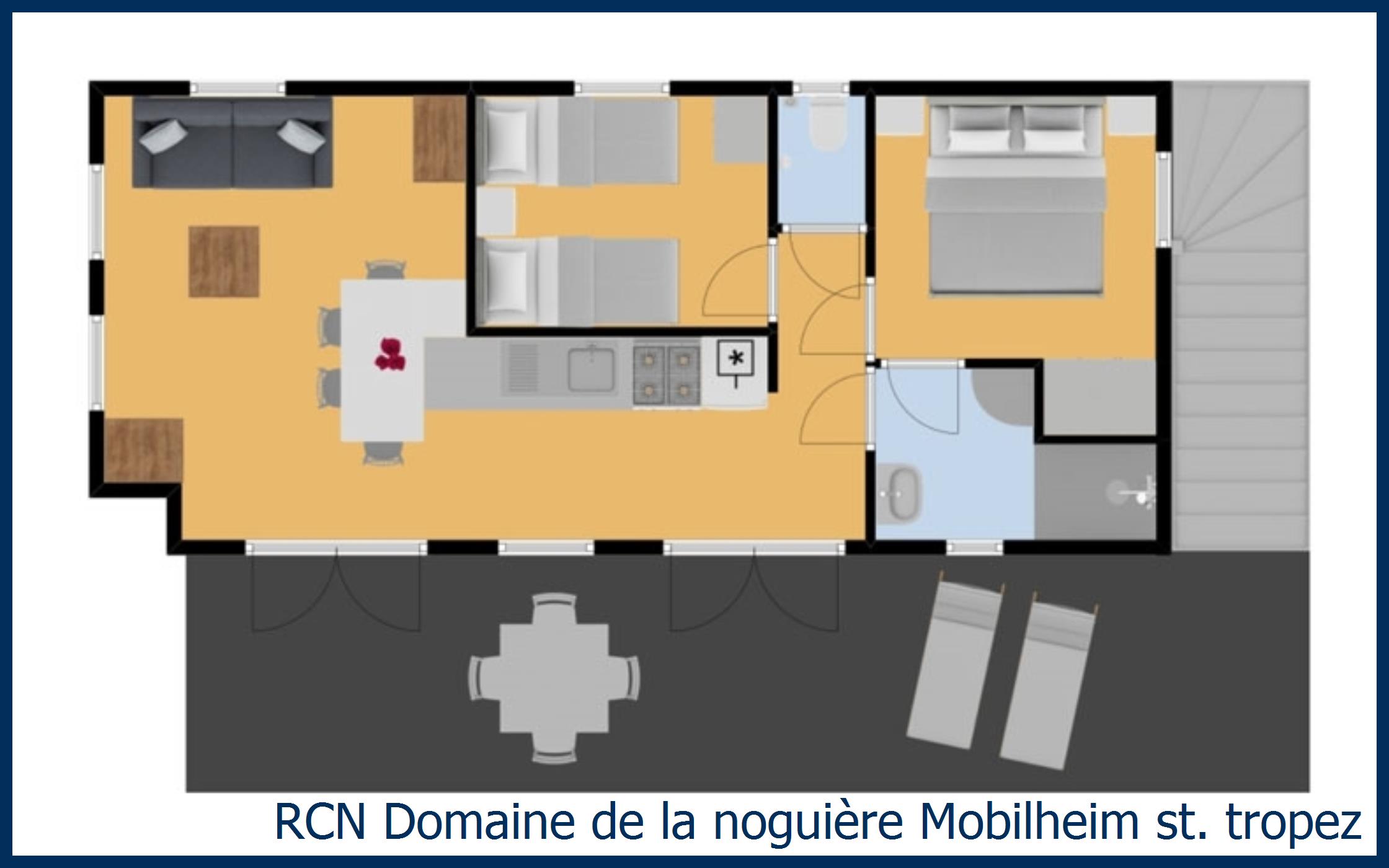 Mobilheim Acacia Mobilheim st. tropez in Domaine de la Noguière