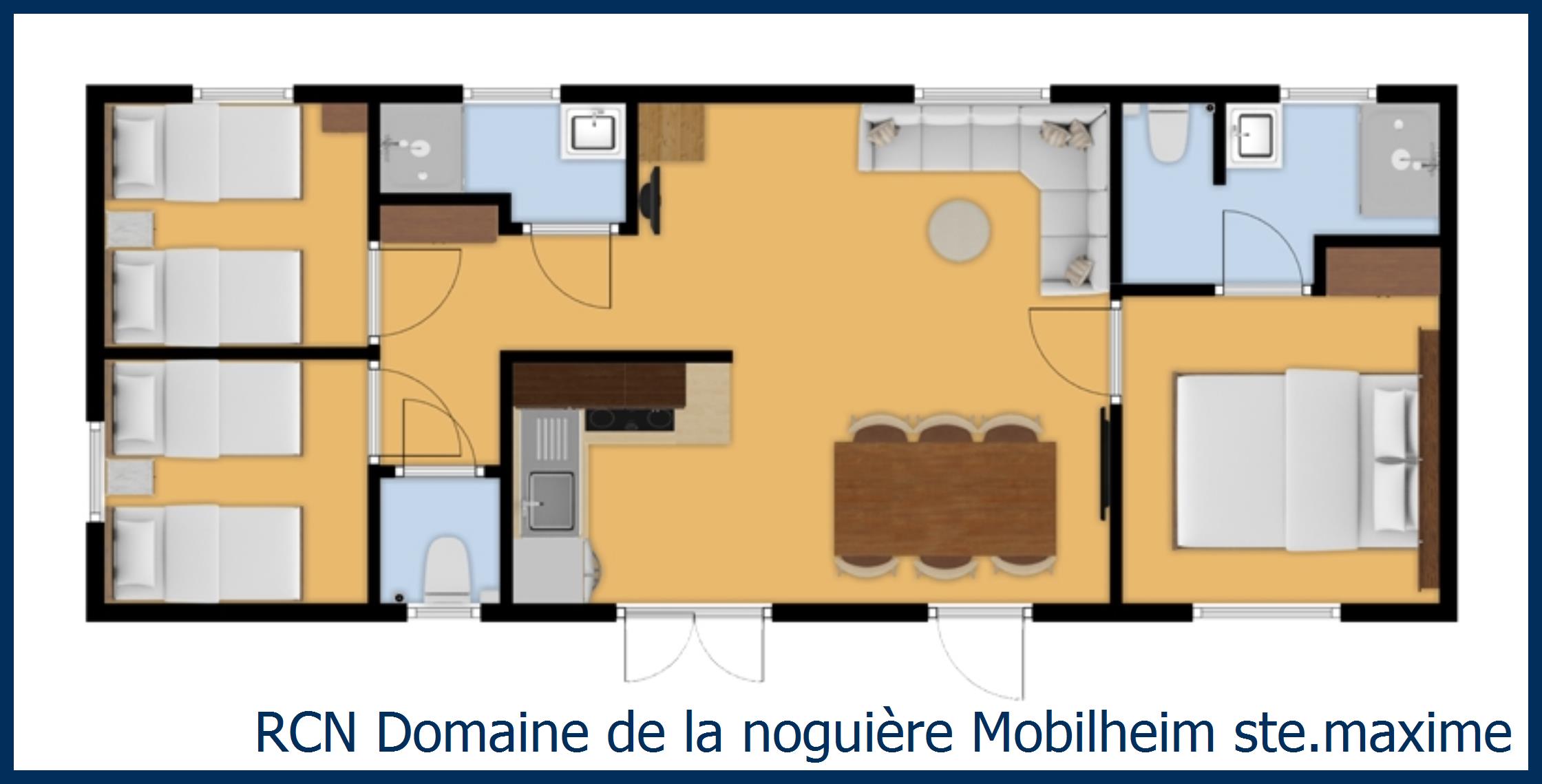 Mobilheim Acacia Mobilheim ste.maxime in Domaine de la Noguière