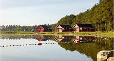 Blockhütte Water lodge in RCN De Flaasbloem