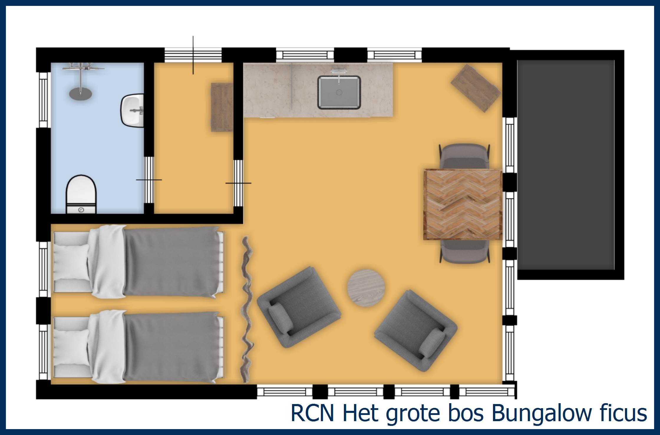Ferienhaus ficus in Het Grote Bos