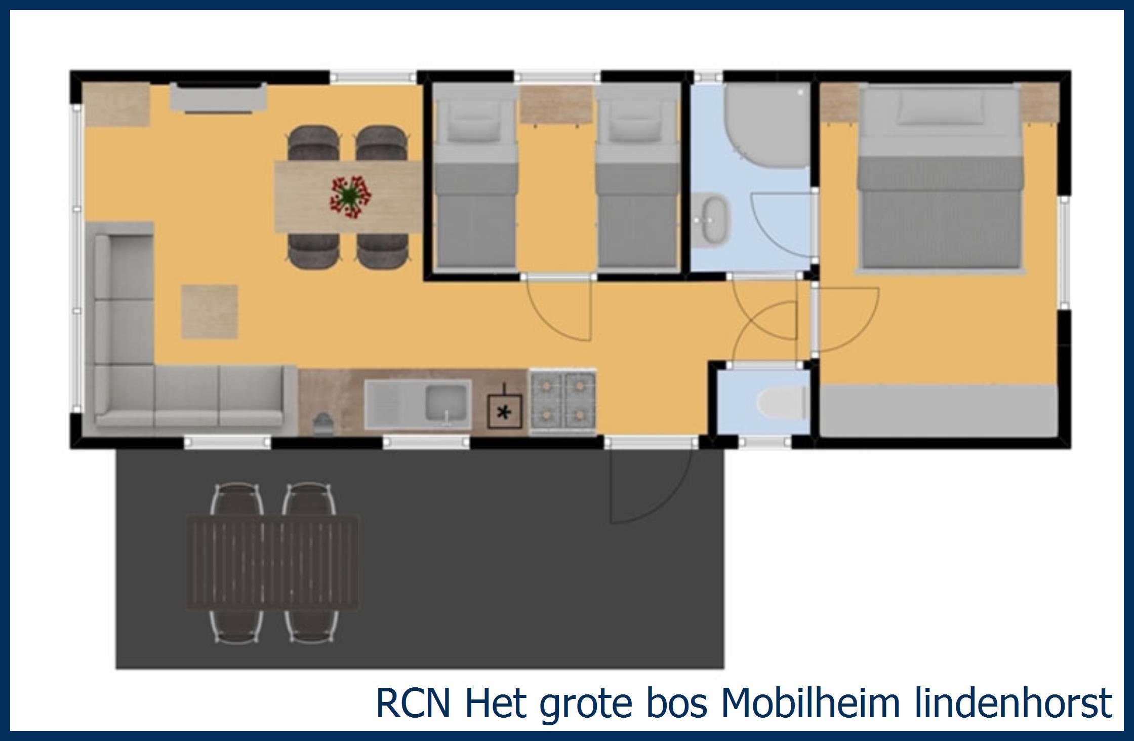 Mobilheim Acacia Mobilheim lindenhorst in Het Grote Bos