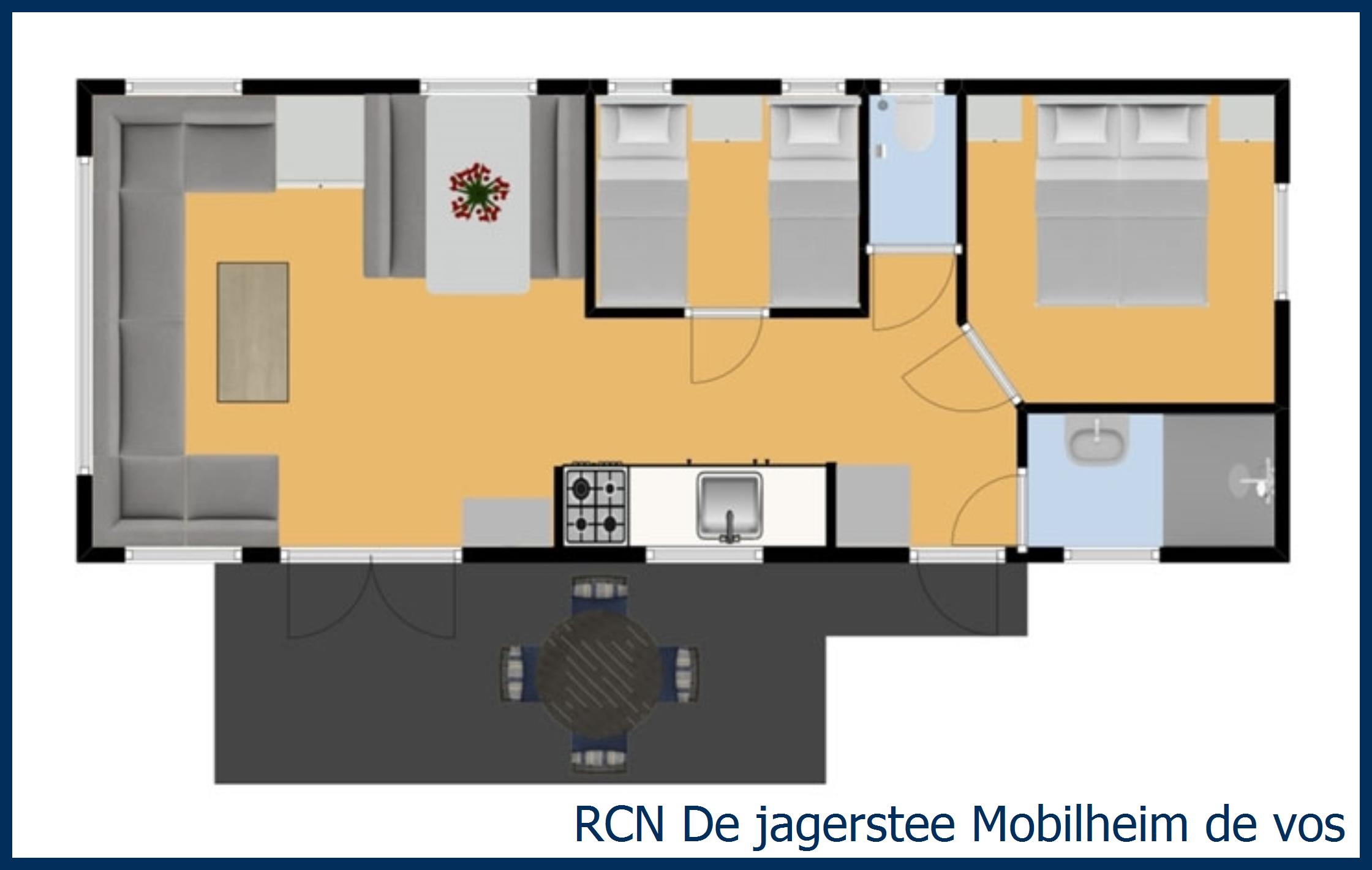 Mobilheim Acacia Mobilheim de vos in De Jagerstee