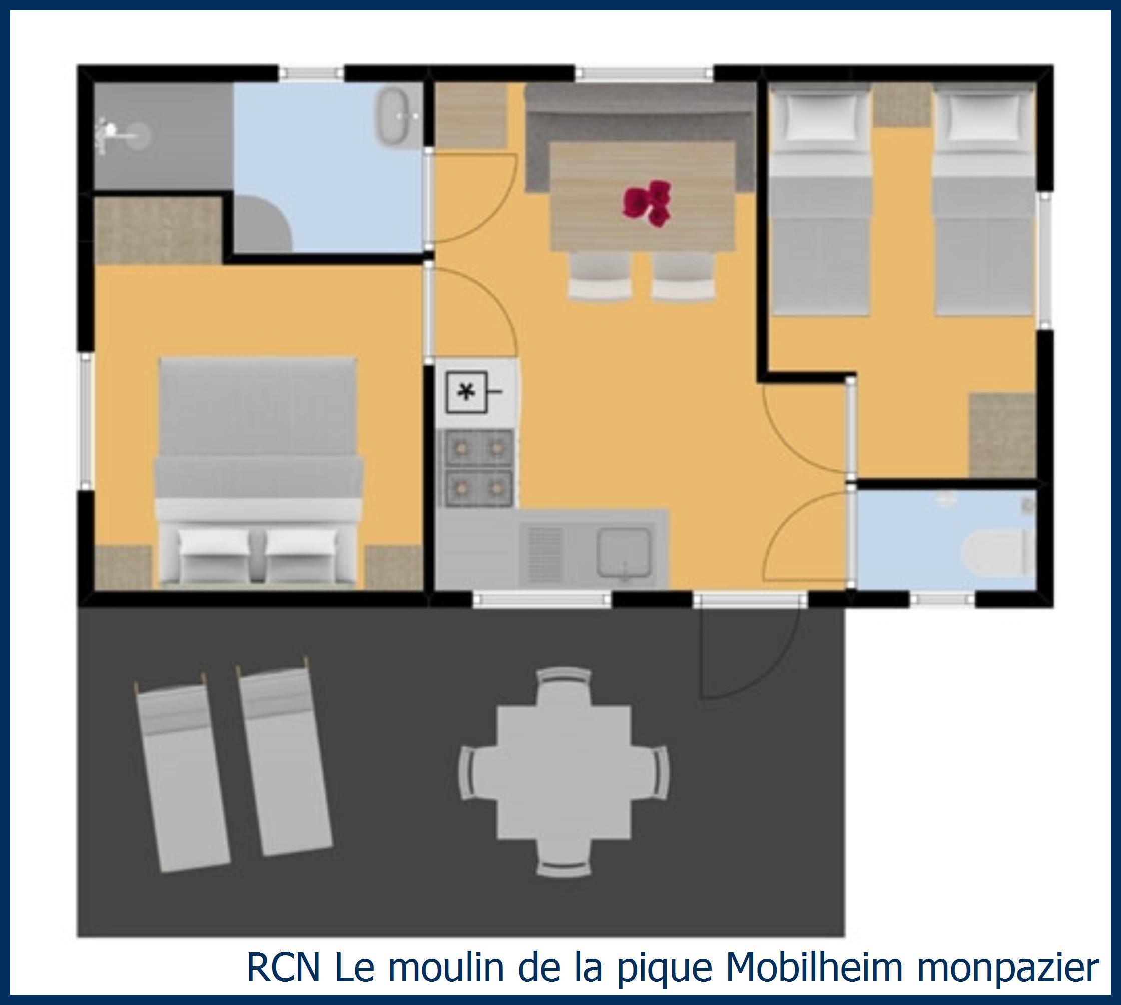 Mobilheim Acacia Mobilheim monpazier in Le Moulin de la Pique