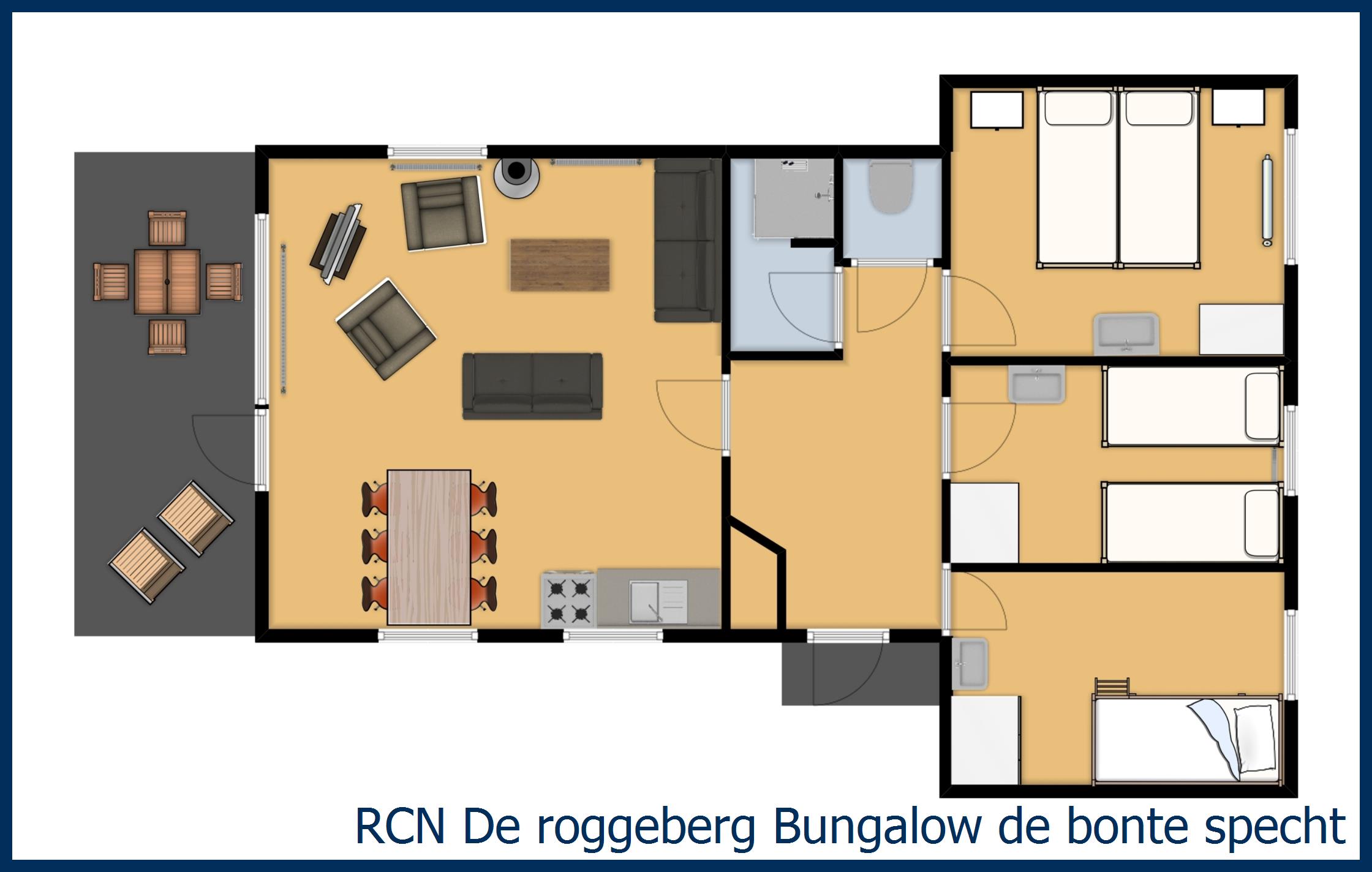 Ferienhaus de bonte specht in De Roggeberg