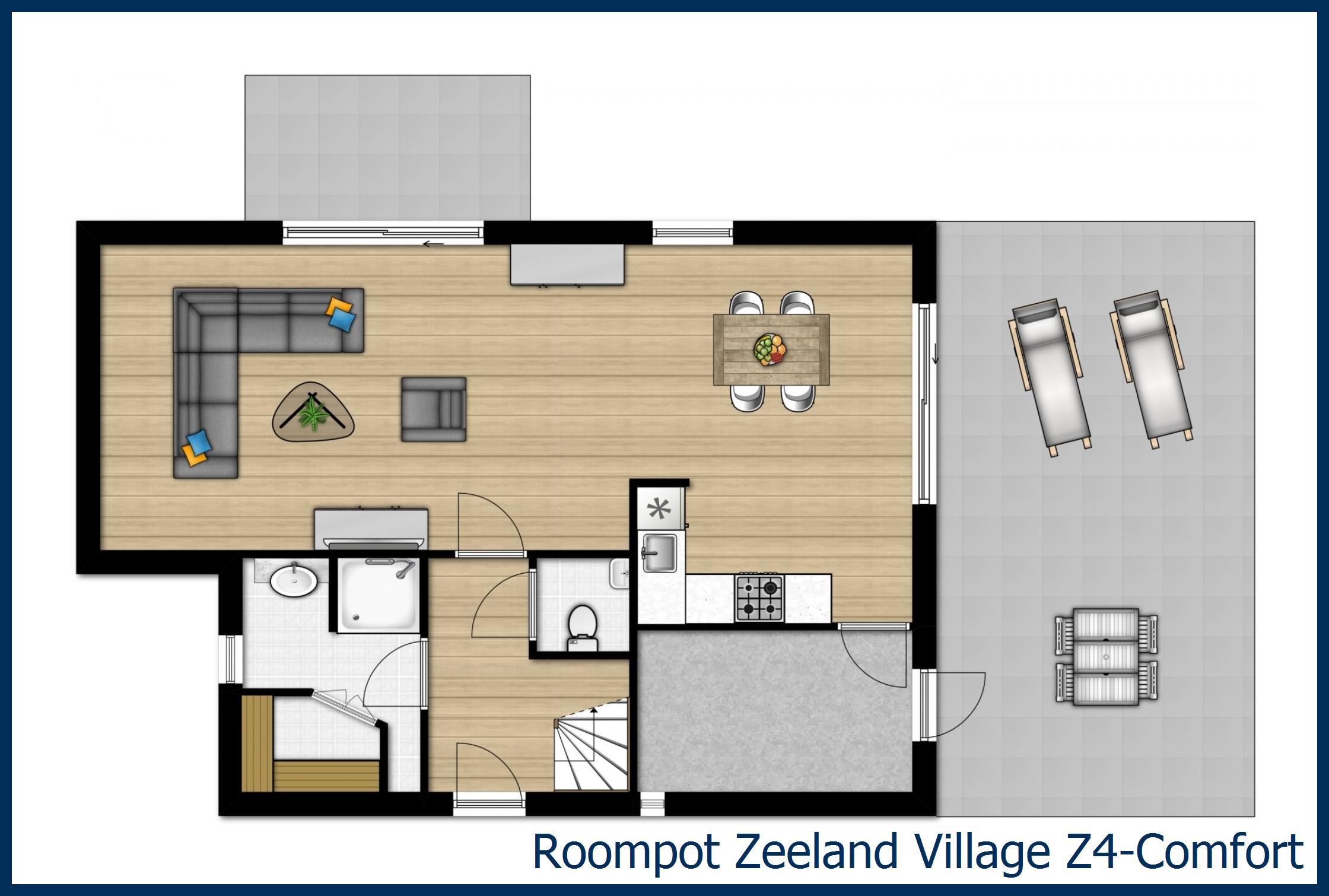 Bungalow Z4-Comfort in Zeeland Village