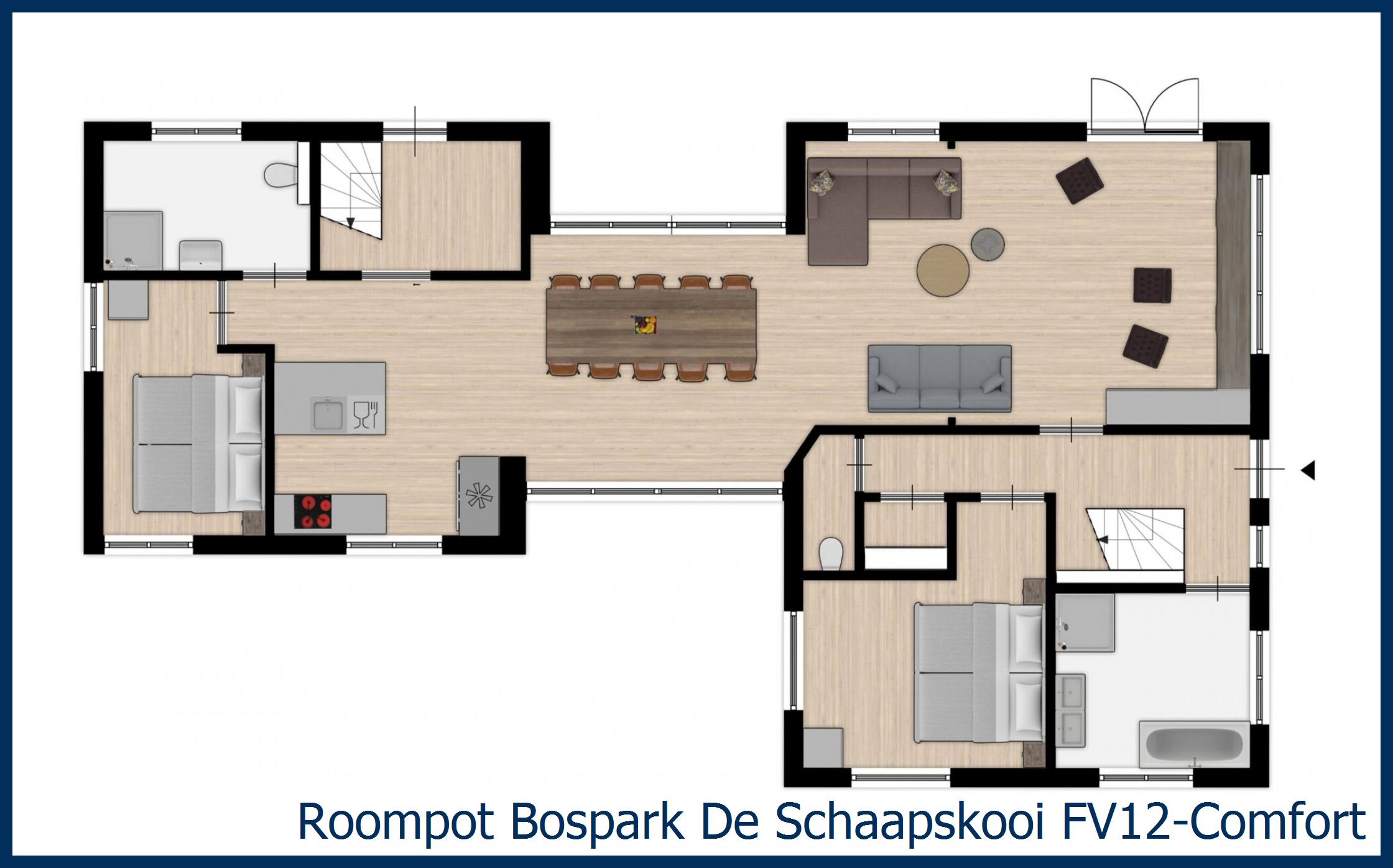 Bungalow FV12-Comfort in Bospark De Schaapskooi