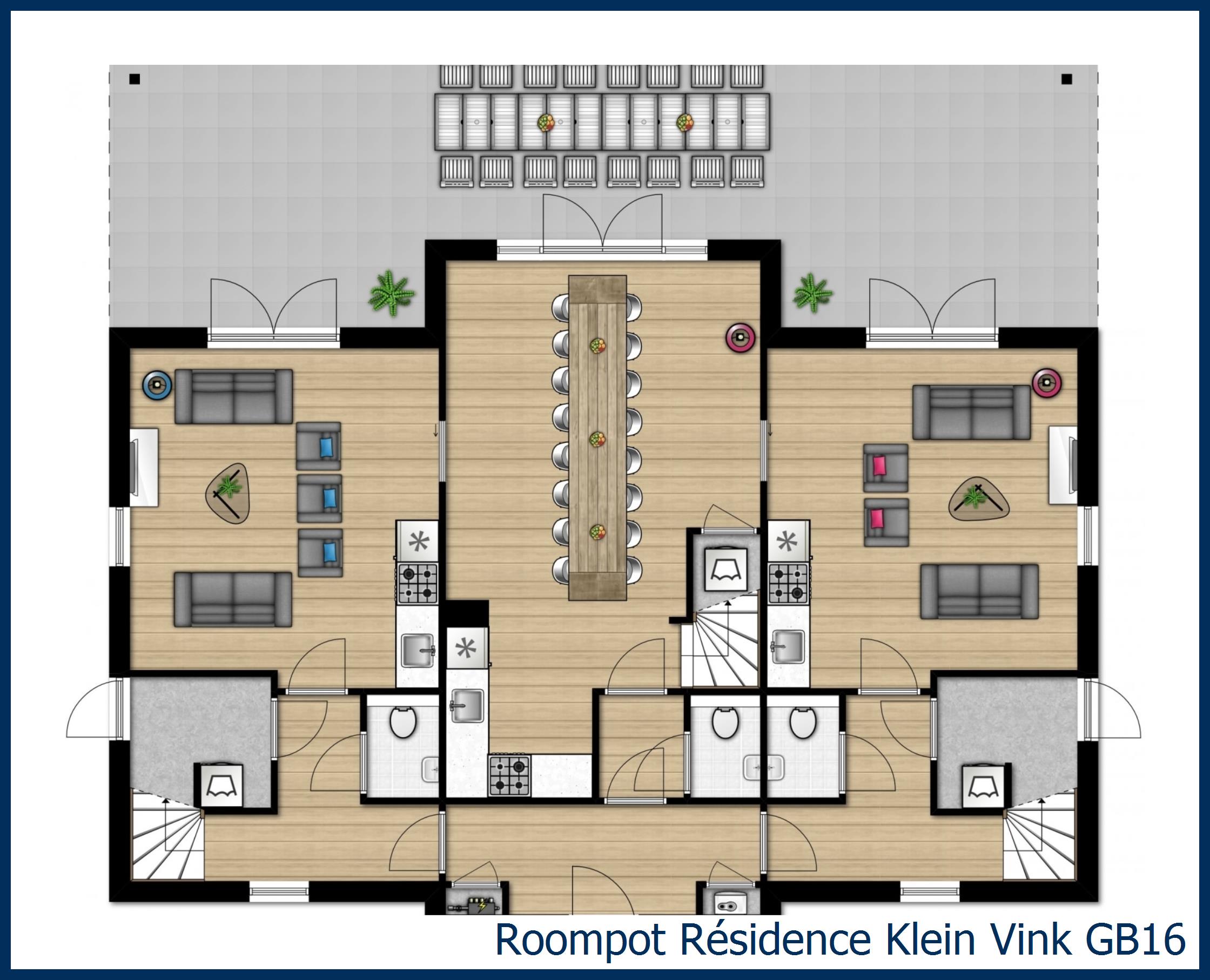 Bungalow GB16 in Résidence Klein Vink