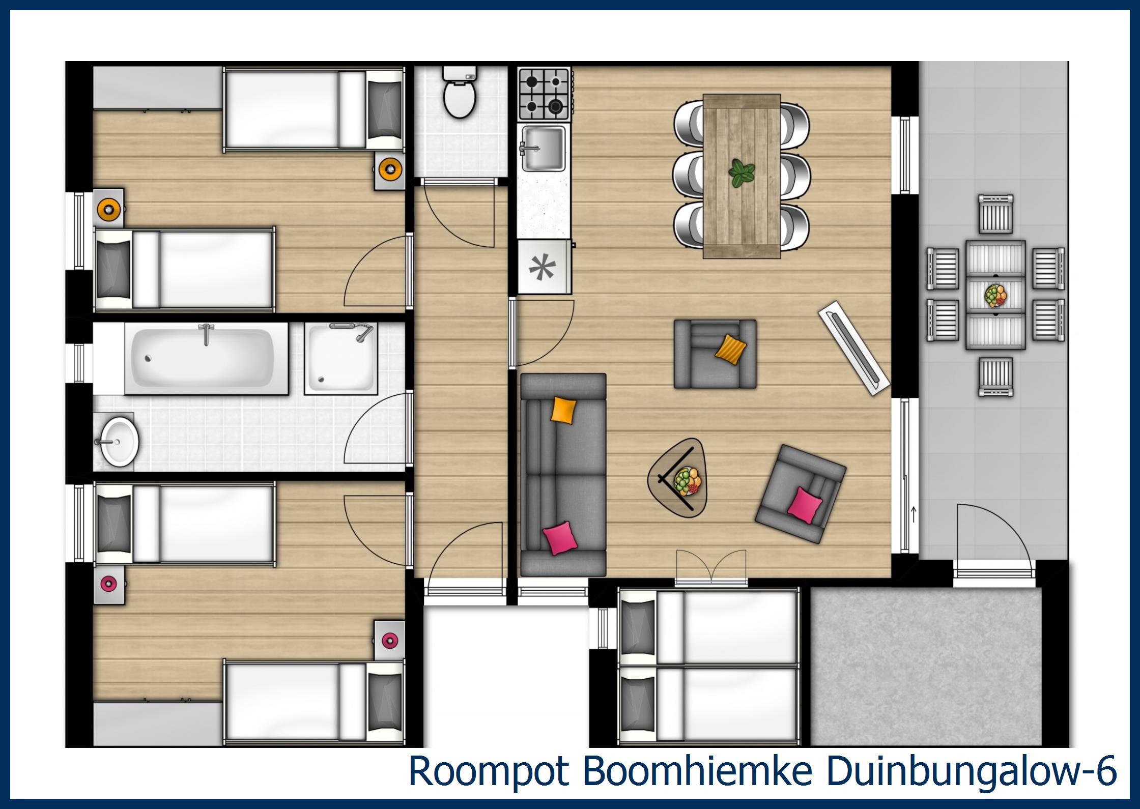 Bungalow Duin-6 in Boomhiemke