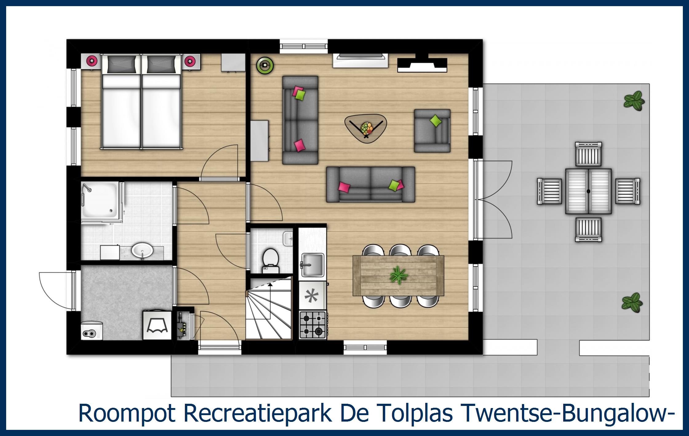 Bungalow Twentse--mit-Sauna-6 in De Tolplas