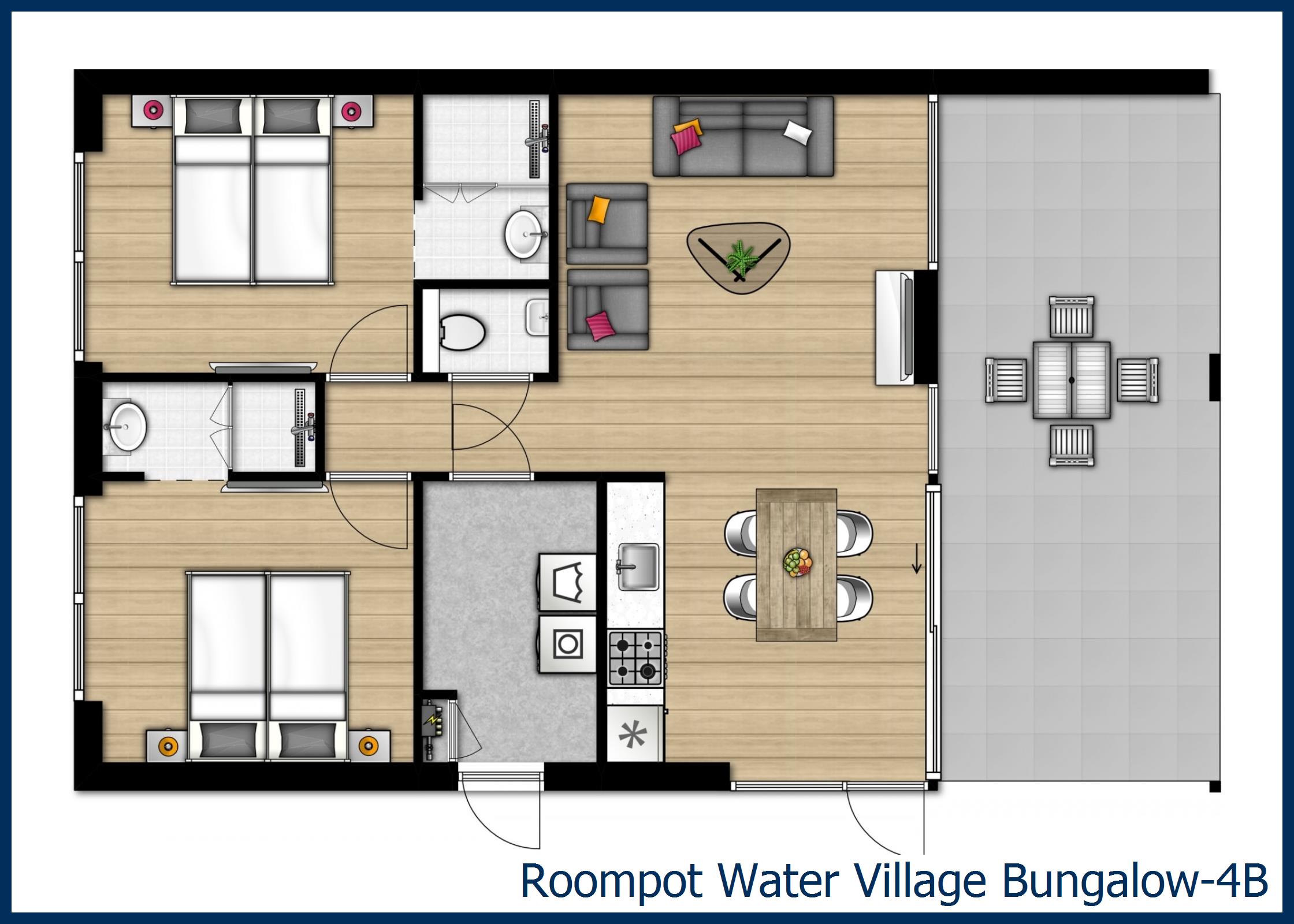 Bungalow 4B in Water Village