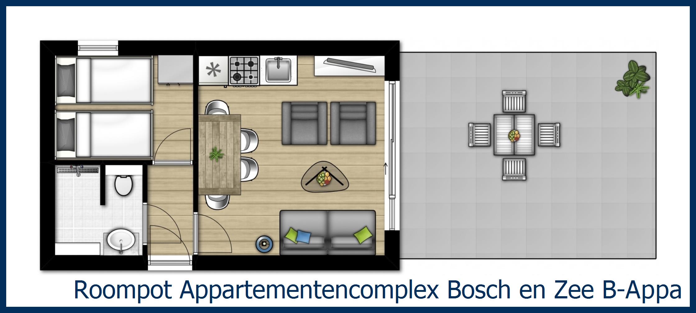 Appartement B--4 in Bosch en Zee